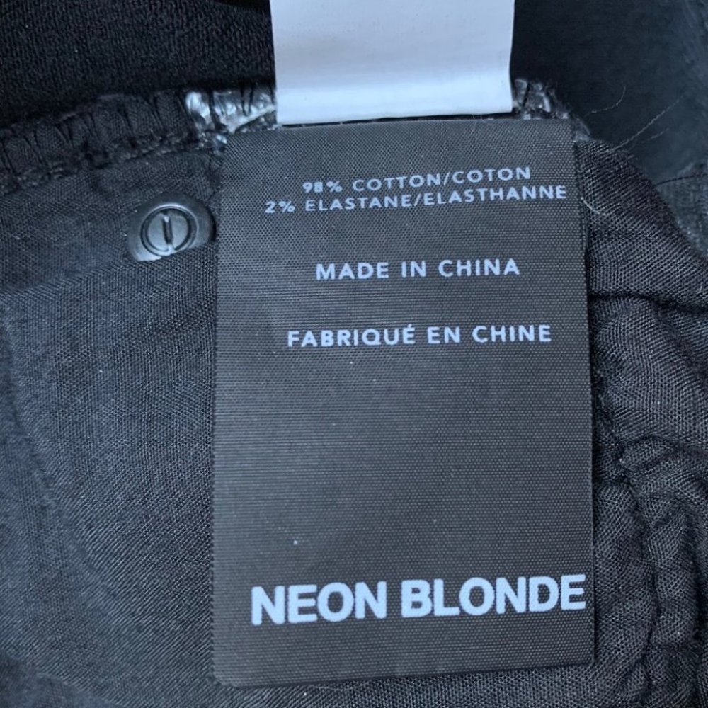 NEON BLONDE Blondie Black Magic Skinny Jeans Distressed Denim - Picture 9 of 14